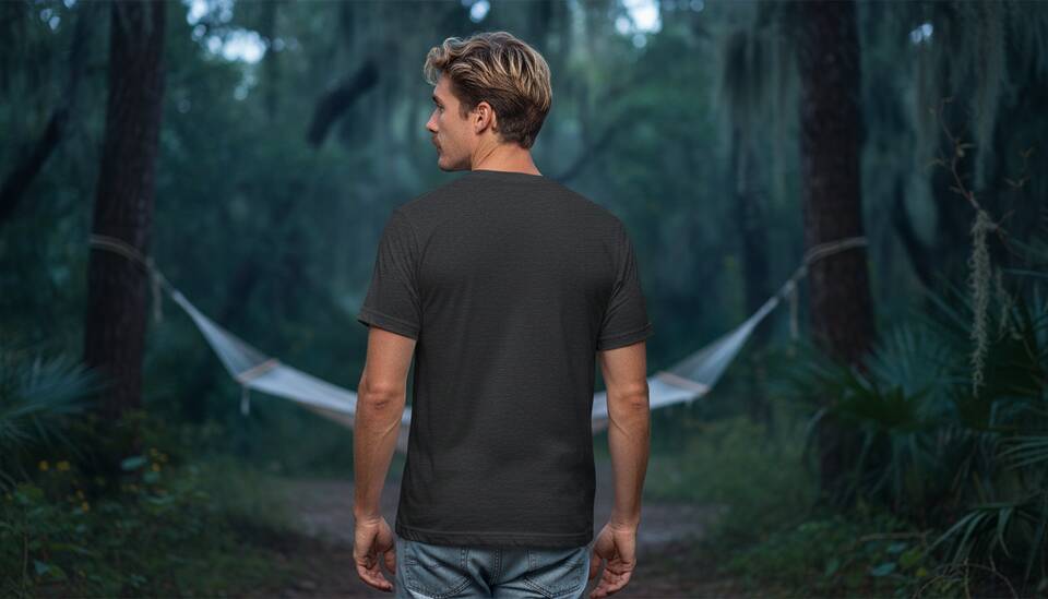 Model Wearing Shirt
