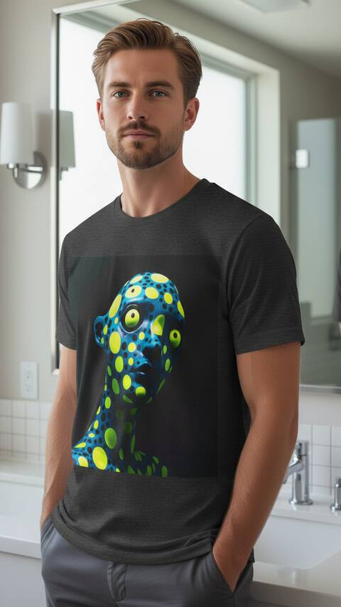 Model Wearing Shirt