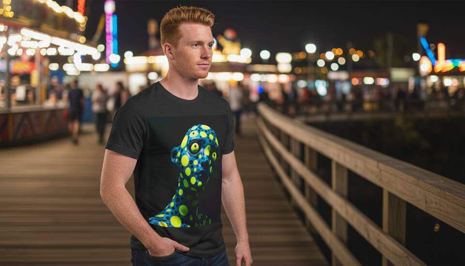 Model Wearing Shirt