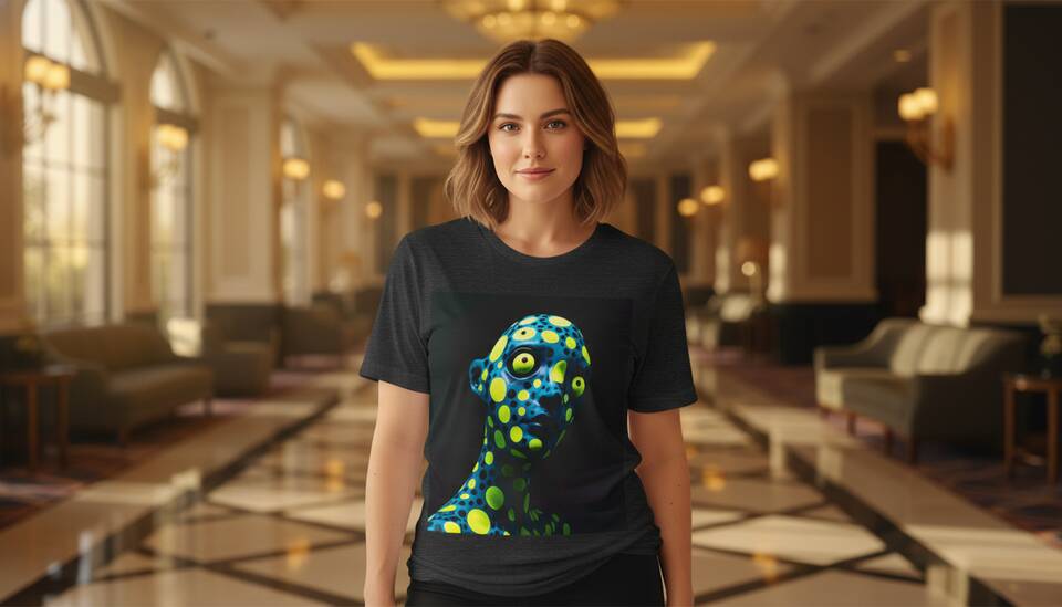 Model Wearing Shirt