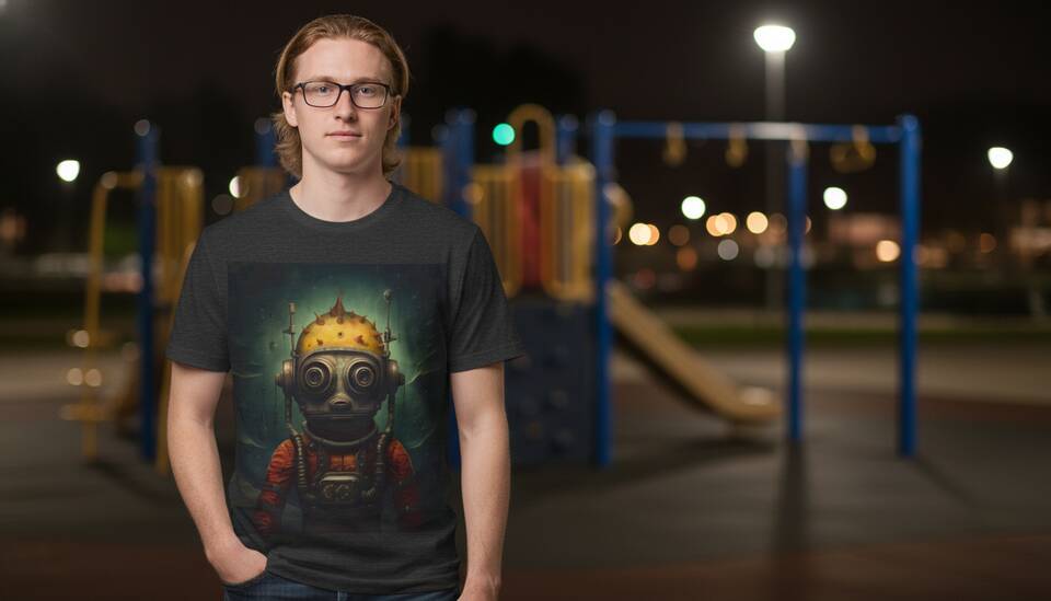 Model Wearing Shirt