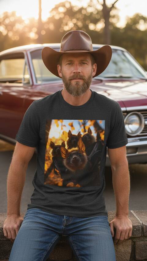 Model Wearing Shirt