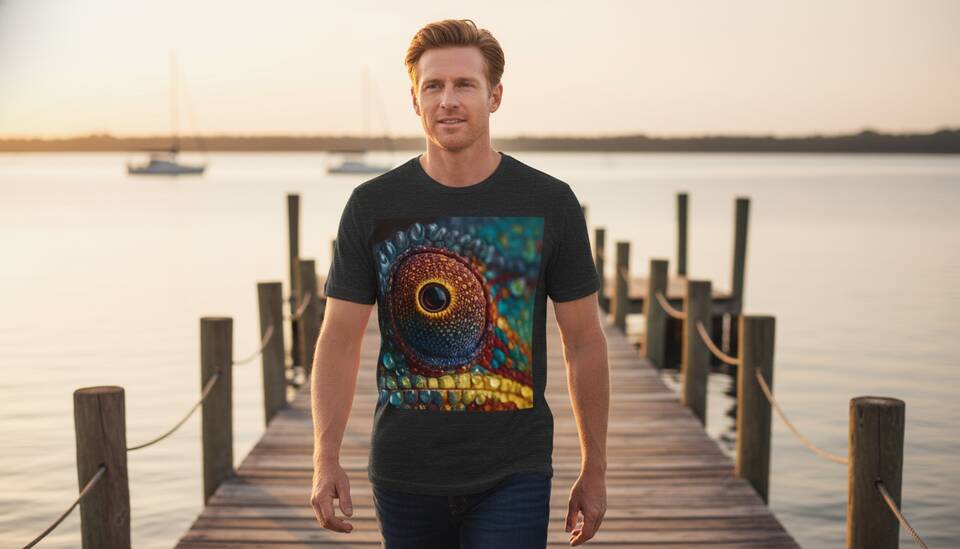 Model Wearing Shirt