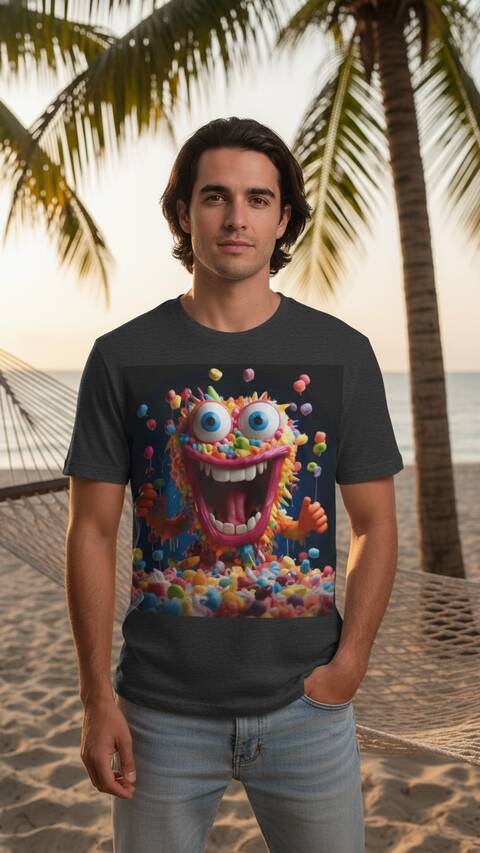 Model Wearing Shirt
