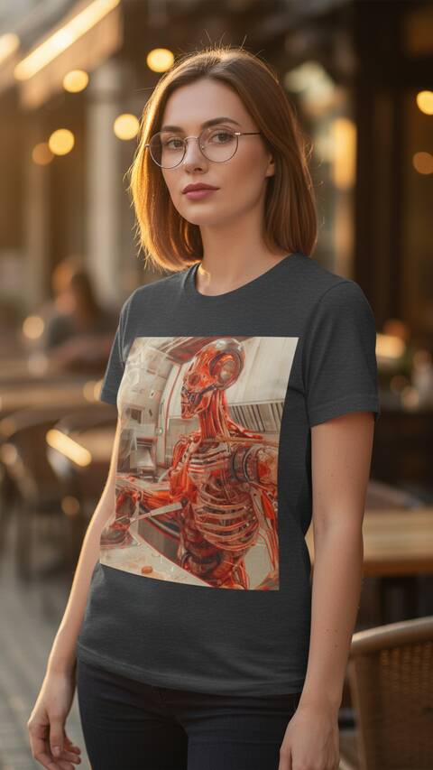 Model Wearing Shirt