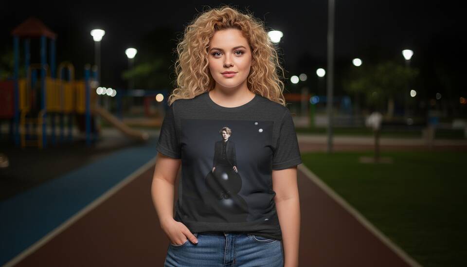 Model Wearing Shirt