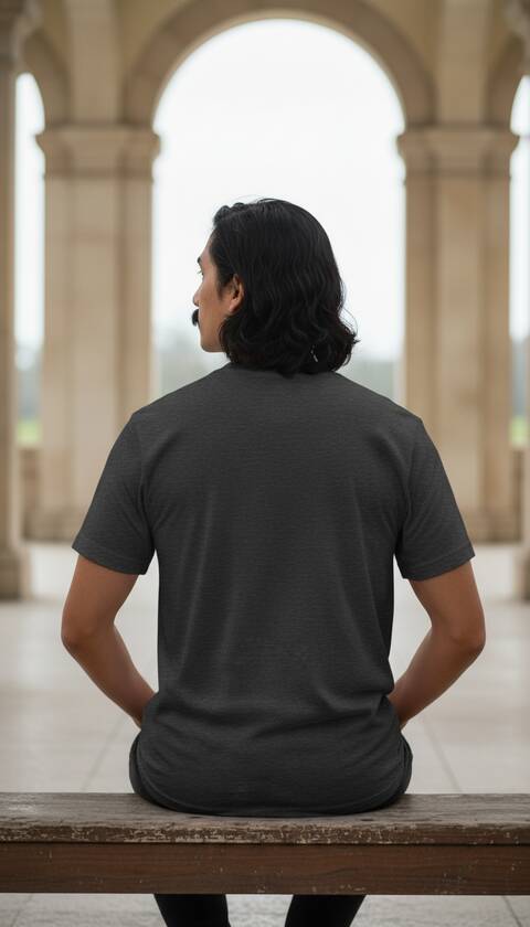 Model Wearing Shirt