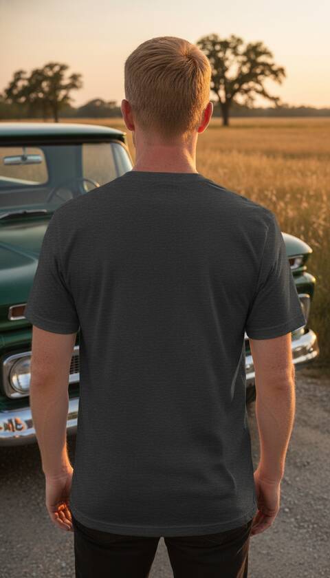 Model Wearing Shirt